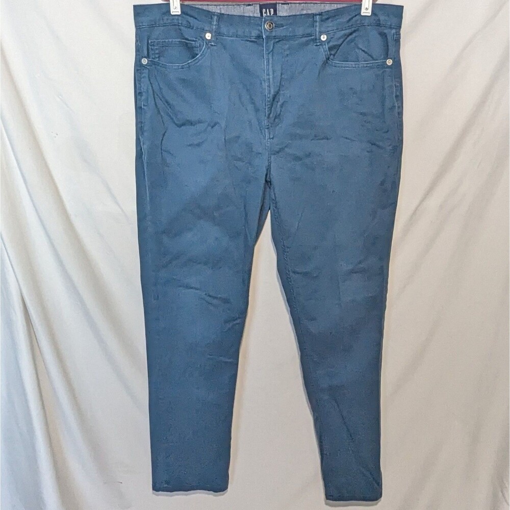 Gap Men's Slim Fit Stretch 5-Pocket Pants in Slate Teal 40x32